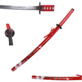 40.5" Red Collectible Dragon Design Katana Samurai Sword Ninja Style