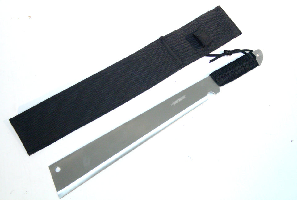 20" Machete Full Tang with Black Sheath And Strap