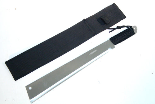 20" Machete Full Tang with Black Sheath And Strap