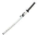 40.5" White Collectible Carbon Steel Blade Ninja Samurai Sword