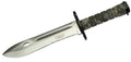 13.5" Military Survival Rambo Fixed Blade Hunting Knife Bayonet Tactical Bowie M9 - Camo