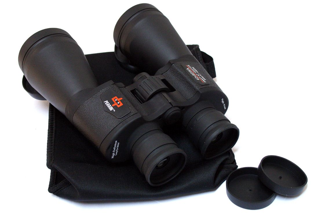 40X60 WA High Definition Black Night Prism Binoculars 96M/1000M With Strap Pouch
