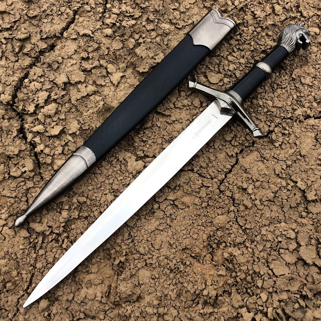 15.5" LionHeart Stainless Steel Dagger Sheath Collectors Knife Fantasy Sword