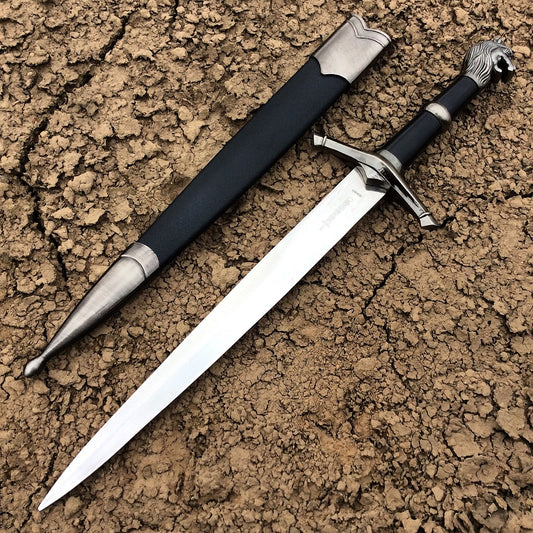 15.5" LionHeart Stainless Steel Dagger Sheath Collectors Knife Fantasy Sword