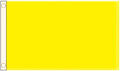 Perrini Poly Nylon 3'x5' Yellow Flag