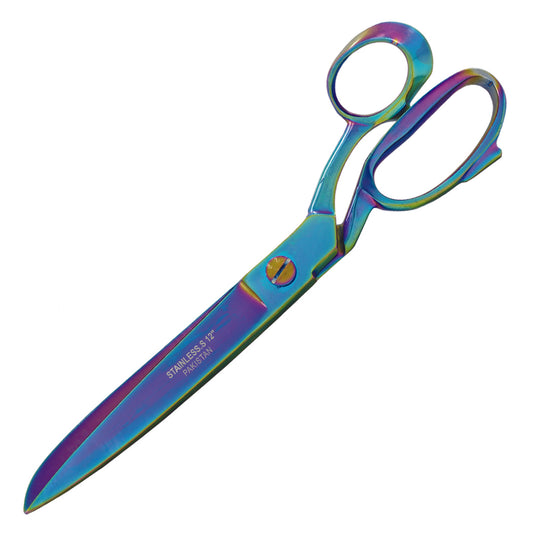10" Multi-Color Fabric Shears  Tailor Sewing Scissors for Dressmaking