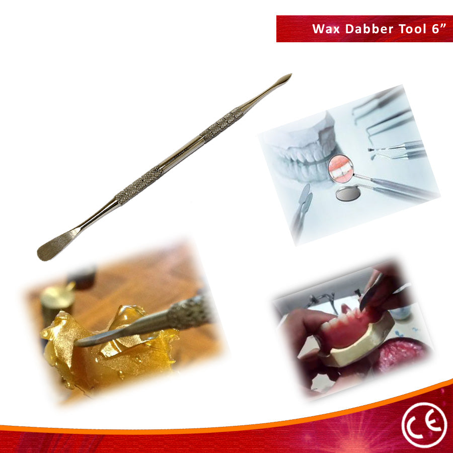 6" Dual Tip Dental Pick Tool  Stainless Steel Carver Multi-Use Tool