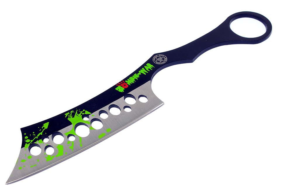 Set of 3 All Zombie-War Throwing Knives with Sheath