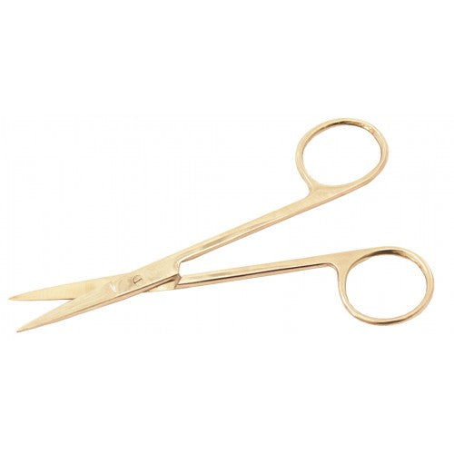 4.5" Straight Iris Scissors  Fine Tip Surgical Cutting Tool Stainless