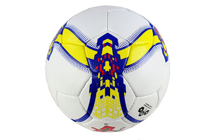Perrini Match Soccer Ball Tacno Material Training Football Yellow Blue Size 5