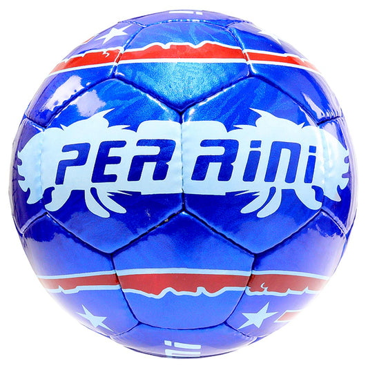 Perrini Match Ball Soccer Blue With White Stars Football Training Size 5
