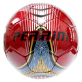 Perrini Match Ball Soccer Red With Gold Blue Trim Football Training Size 5