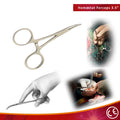 3.5" Straight Hemostat Forcep Surgical Stainless Steel Locking Clamp Tool