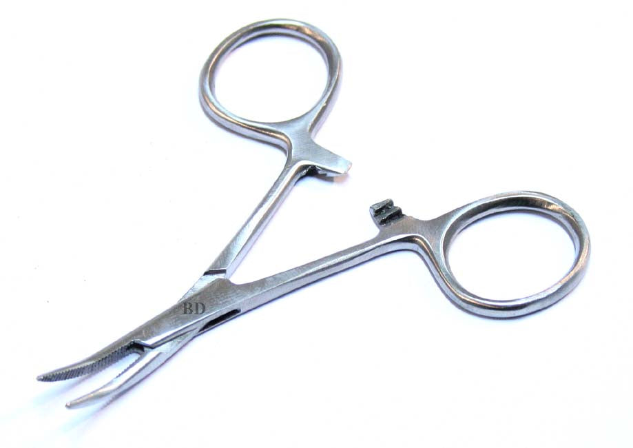3.5" Straight Hemostat Forcep Surgical Stainless Steel Locking Clamp Tool