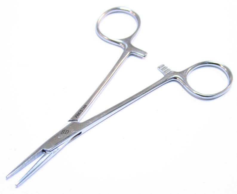 5" Straight Mosquito Hemostat Locking Forceps  Surgical & Fishing Tool