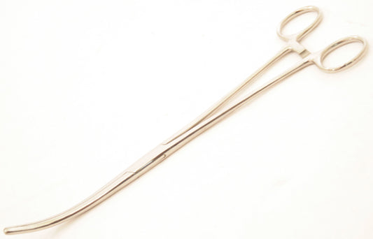 10" Curved Hemostat  Locking Clamp Forceps for Surgical & Hobby Use