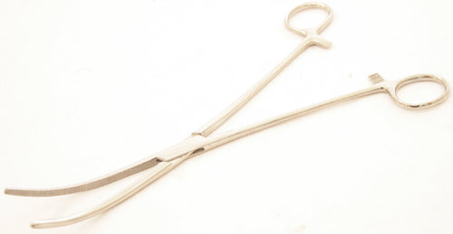 10" Curved Hemostat  Locking Clamp Forceps for Surgical & Hobby Use