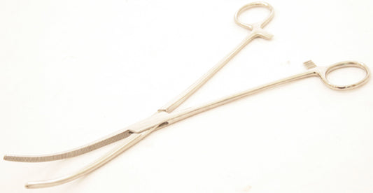 10" Curved Hemostat  Locking Clamp Forceps for Surgical & Hobby Use