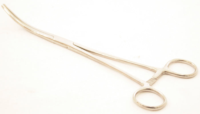 10" Curved Hemostat  Locking Clamp Forceps for Surgical & Hobby Use