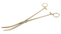12" Curved Hemostat Forceps  Extra Long Locking Clamp Stainless Steel
