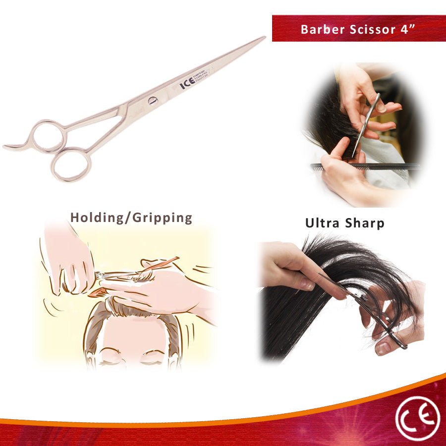 4.5" Stainless Steel Hair Shear  Pro Cutting Scissors Salon/Barber Use