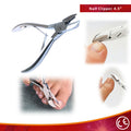 4.5" Stainless Steel Toe Nail Clipper  Manicure & Skin Care Cutter