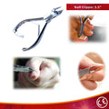 5.5" Toenail Cutter with Lock  Stainless Steel Pedicure Nipper