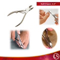 4.5" Toe Nail Cutter Clipper  Beauty Trimmer With Single Center Bow
