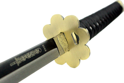 41"Black Ninja Collectible Katana Samurai Sword Peace Design Japanese New