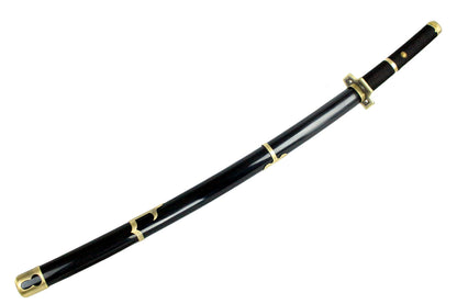 41" Black and Gold Deluxe Collectible Japanese Katana Samurai Sword New