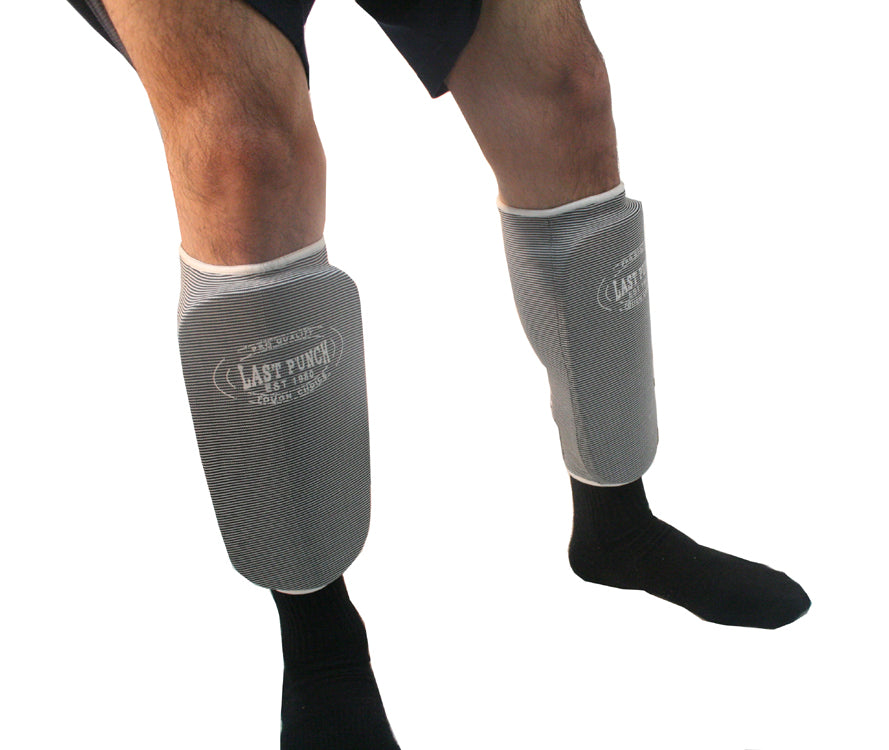 Dri-Fit Moisture-Management Shin Guards Leg Protectors Kick Boxing MMA Shin Pads