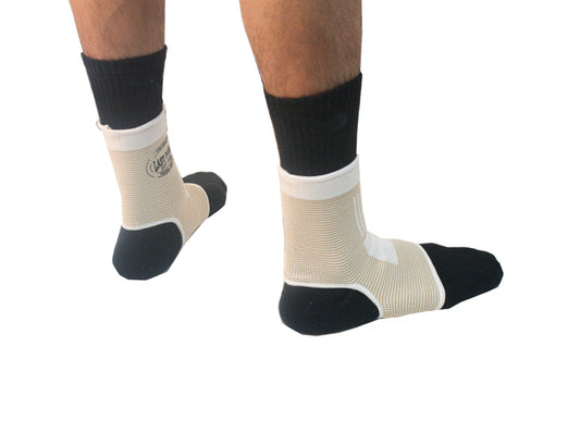 New Ankle Arch Brace Support Sports Elastic Compression Fit Pull On Exercise