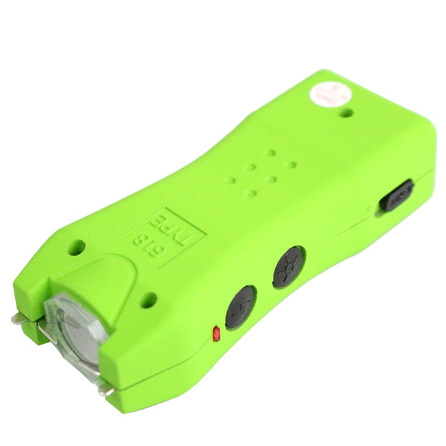 Police 5Million Volt Rechargeable Stun Gun Self-Defense LED Flashlight with Case