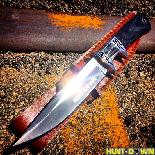 10" Hunt-Down Fixed Blade Knife with Sheath