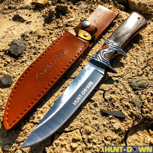 12" Fixed Blade Survival Hunting Knives Stainless Steel Knife with Sheath Collectible Fatansy