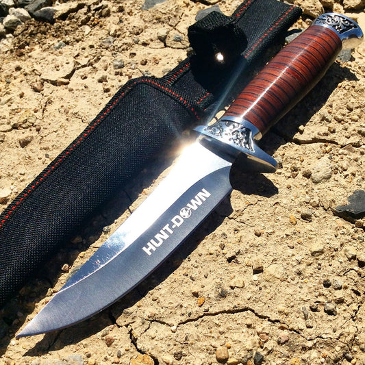 10" Fantasy Fixed Blade Survival Hunting Knife Stainless Steel Knives Outdoor Sharp New
