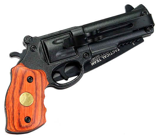 8" Tactical Spring Assisted HAND PISTOL Gun Folding Pocket Knife New