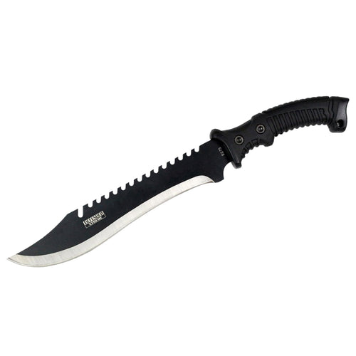 16" Fixed Blade Hunting Knife Straight Camping Outdoor Knives Tactical Black /Sheath