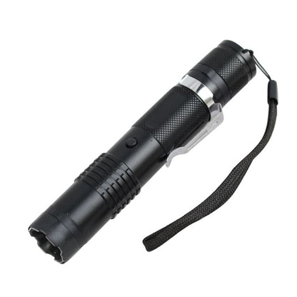 6" Defender 10 Million Black Stun Gun  With Flashlight