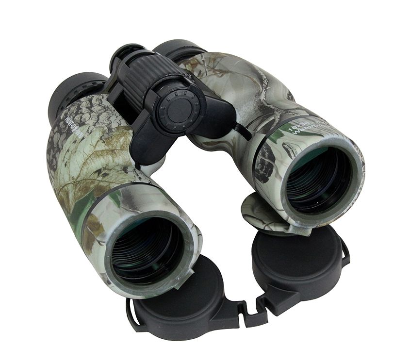 10X36 Huntdown Camo Waterproof Binoculars with Nylon Carrying Case