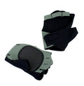 Perrini Gray Fingerless Sport Gloves with Wrist Strap Closer (With Thumb Padding)