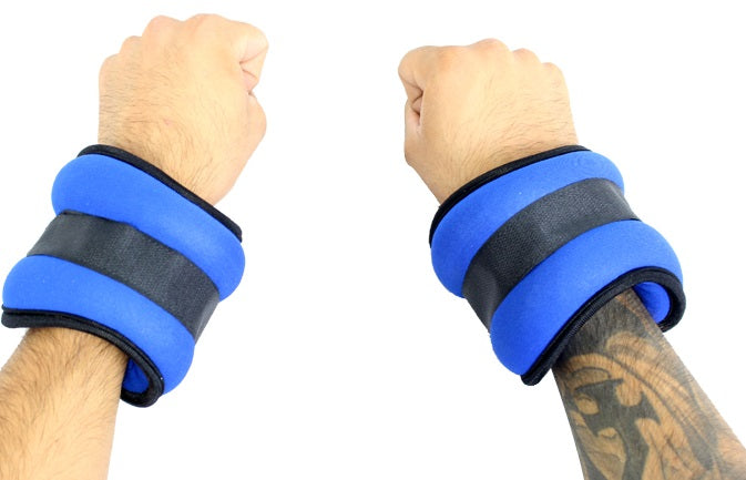5LBS Perrini Blue Extended Fit Wrists/Ankle Weights