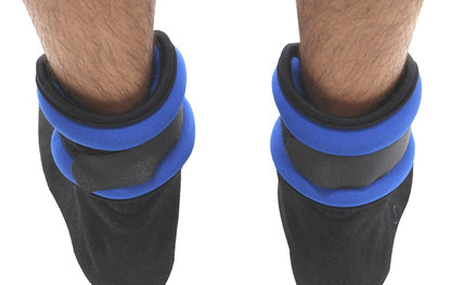 5LBS Perrini Blue Extended Fit Wrists/Ankle Weights