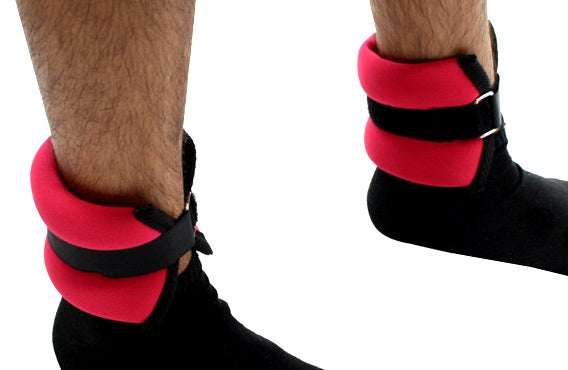 5LBS Perrini Red Extended Fit Wrists/Ankle Weights