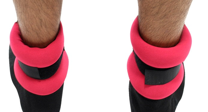 5LBS Perrini Red Extended Fit Wrists/Ankle Weights