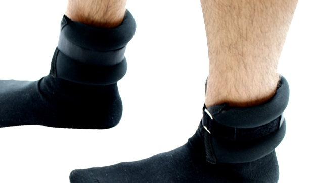 2LBS Perrini Black Wrist/Ankle Weights
