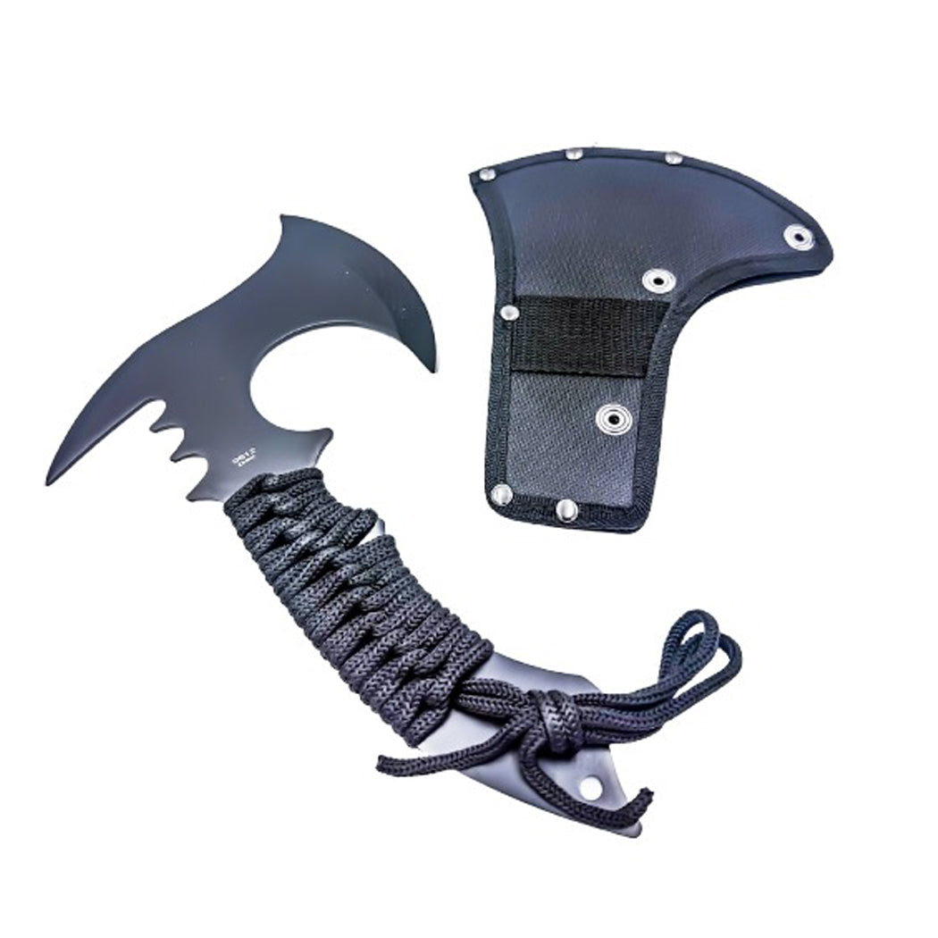 11" Hunt-Down Dragon Fire Axe Outdoor Hunting Camping Survival Steel Hatchet