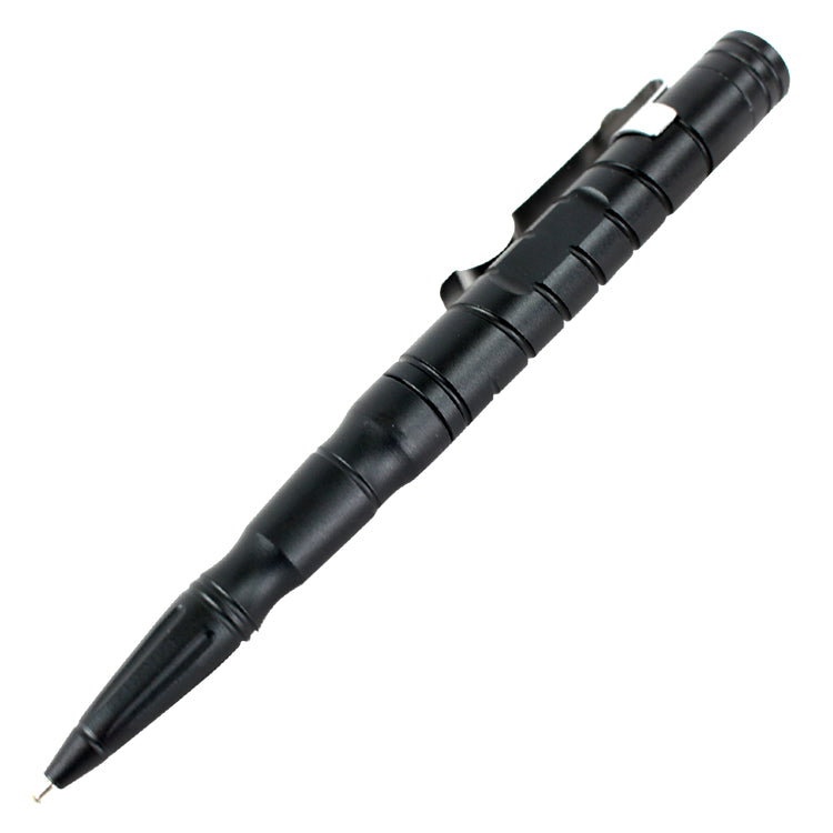 Defender Black 6" LED Tactical Jet Black Twistable Mini Flashlight Aluminum Pen