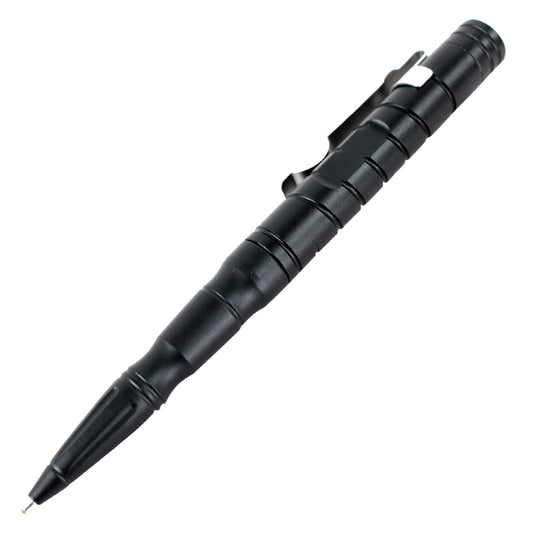 Defender Black 6" LED Tactical Jet Black Twistable Mini Flashlight Aluminum Pen