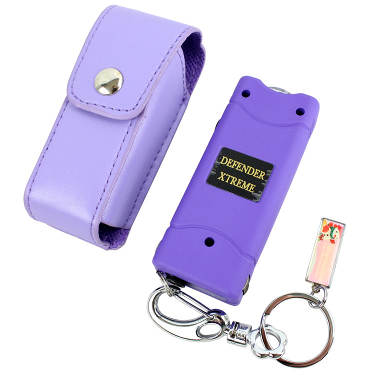 Police Stun Gun 3 million Volt Rechargeable LED Flashlight & Holster Protection